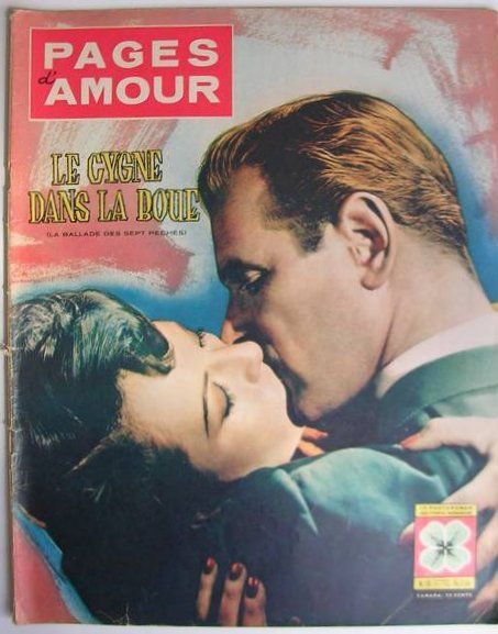 PAGES D AMOUR magazine side cover Issue 10  1963