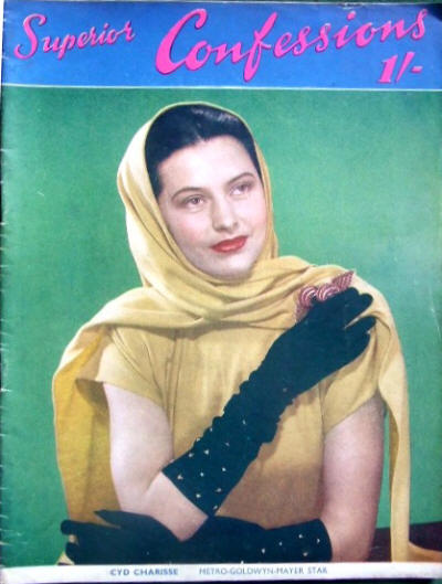 PAGETS SUPERIOR CONFESSIONS magazine side cover Issue 1 January 1950