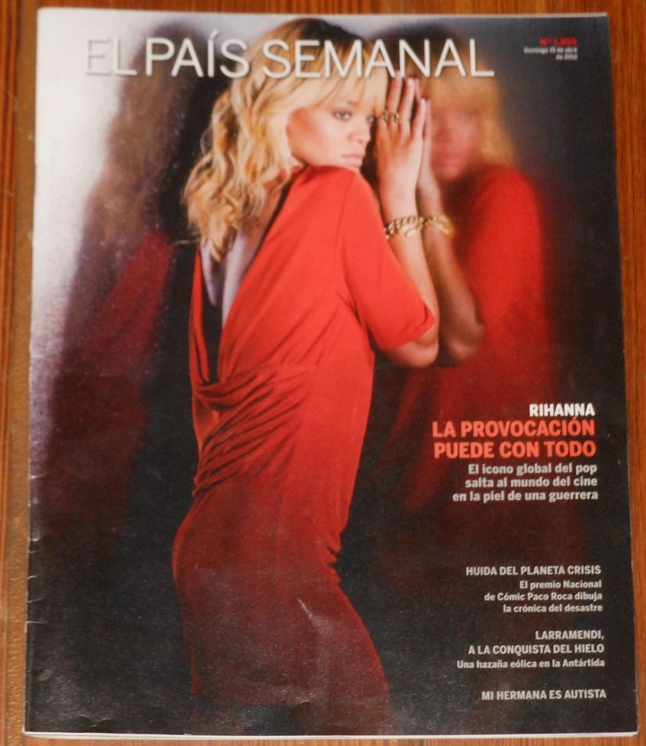 EL PAIS SEMANAL magazine side cover 15 April 2012