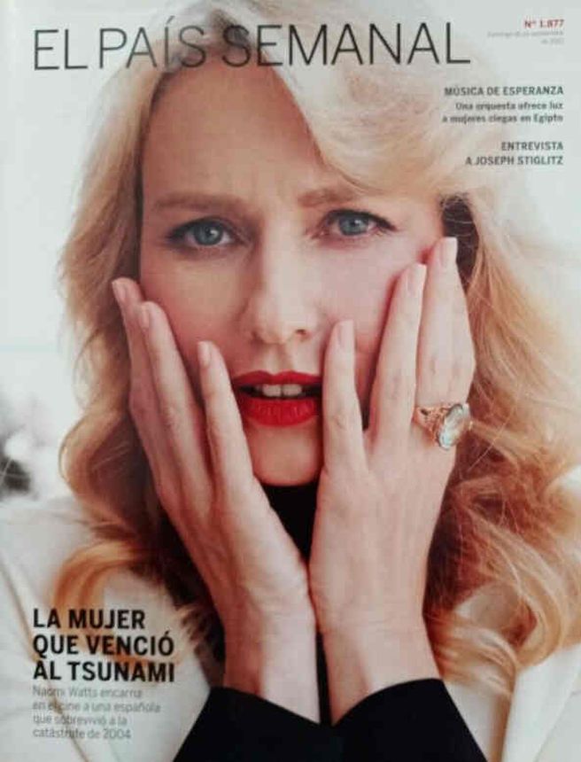 EL PAIS SEMANAL magazine side cover Issue 1877 16 September 2012