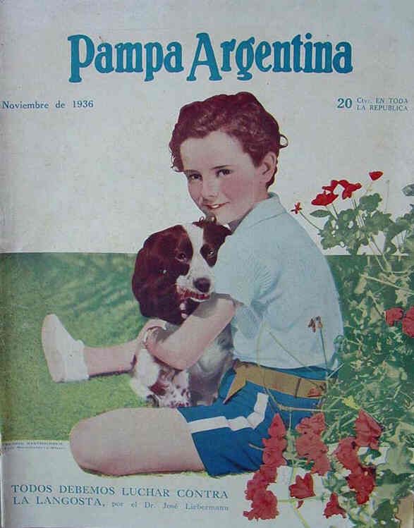 PAMPA ARGENTINA magazine side cover Issue 111 November 1936
