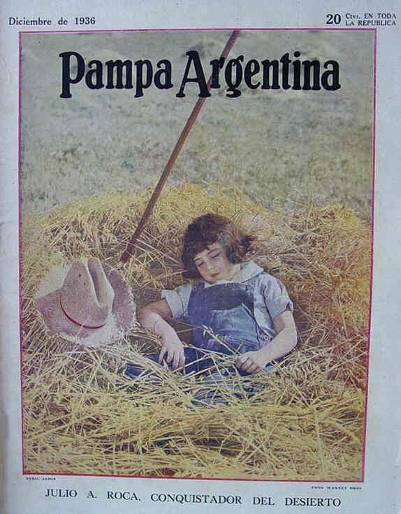PAMPA ARGENTINA magazine side cover Issue 112 December 1936
