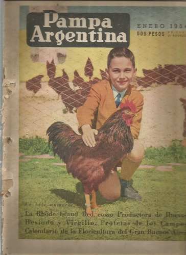 PAMPA ARGENTINA magazine side cover Issue 313 January 1954
