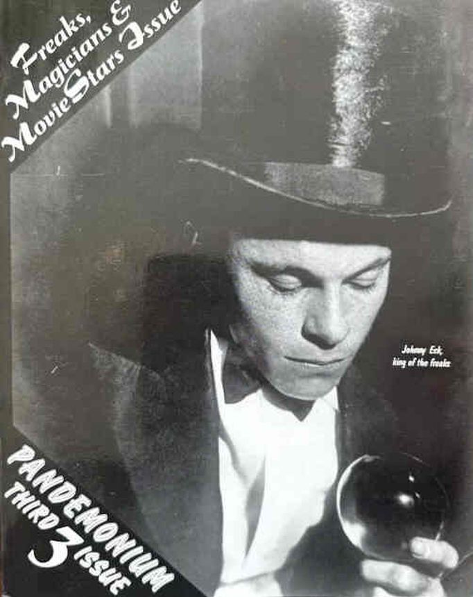 PANDEMONIUM magazine side cover Issue 3   1989