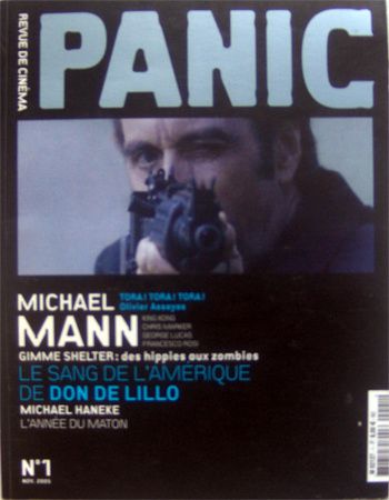 PANIC magazine side cover Issue 1   2005
