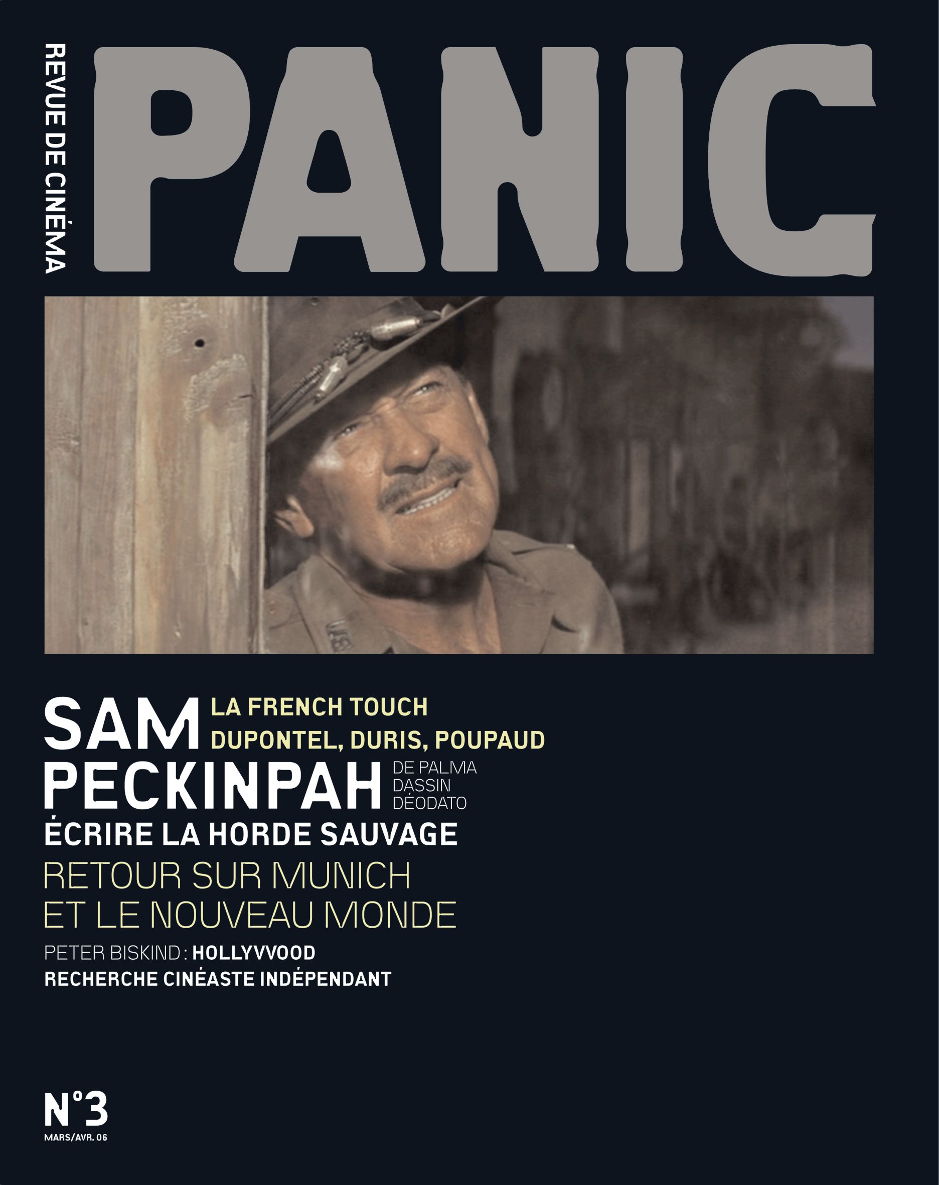 PANIC magazine side cover  March/April 2006