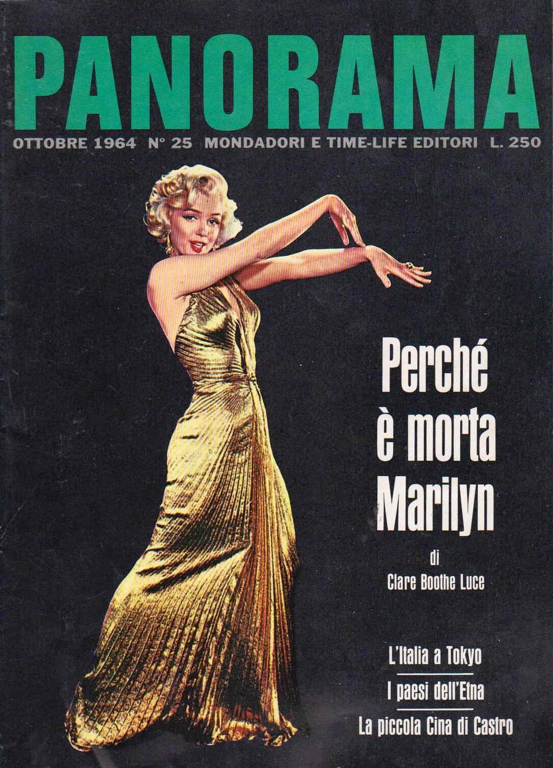 PANORAMA (ITALY) magazine side cover Issue 25 October 1964