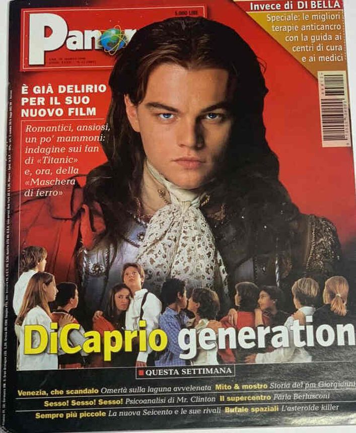 PANORAMA (ITALY) magazine side cover  March 1998