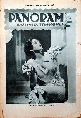 PANORAMA POLAND magazine side cover 26 March 1933