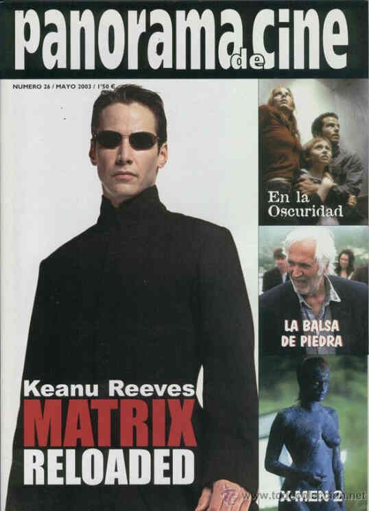 PANORAMA DE CINE magazine side cover Issue 26 May 2003