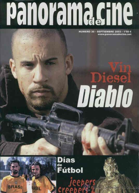 PANORAMA DE CINE magazine side cover Issue 30 September 2003