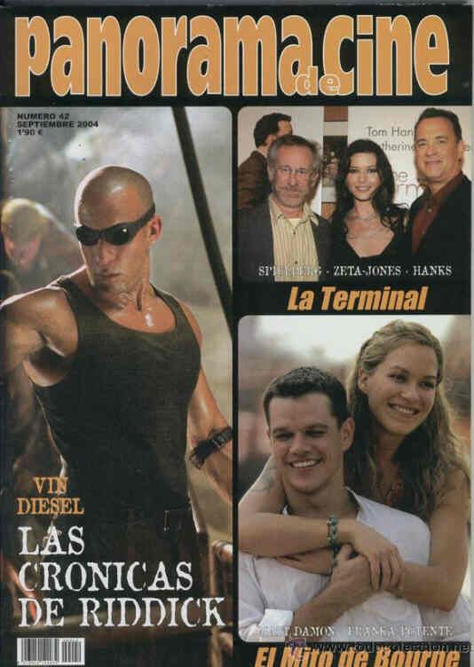 PANORAMA DE CINE magazine side cover Issue 42 September 2004
