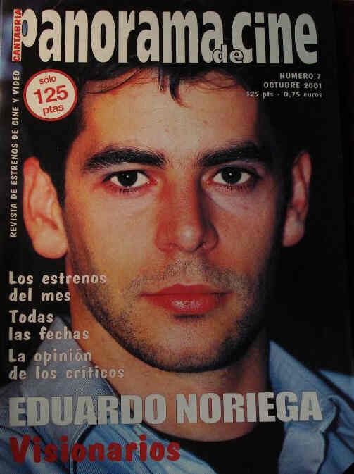 PANORAMA DE CINE magazine side cover Issue 7 October 2001