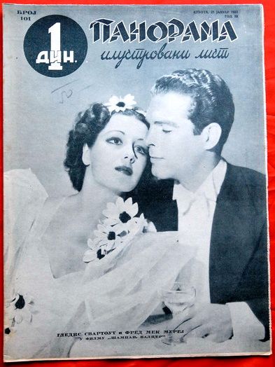 PANORAMA (Yu) magazine side cover 23 January 1937