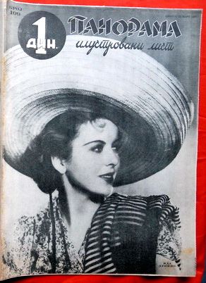 PANORAMA (Yu) magazine side cover 20 March 1937