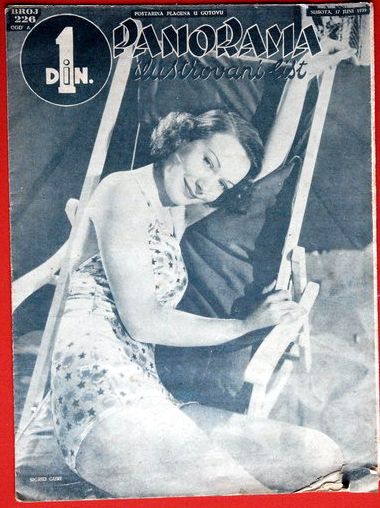 PANORAMA (Yu) magazine side cover 17 June 1939