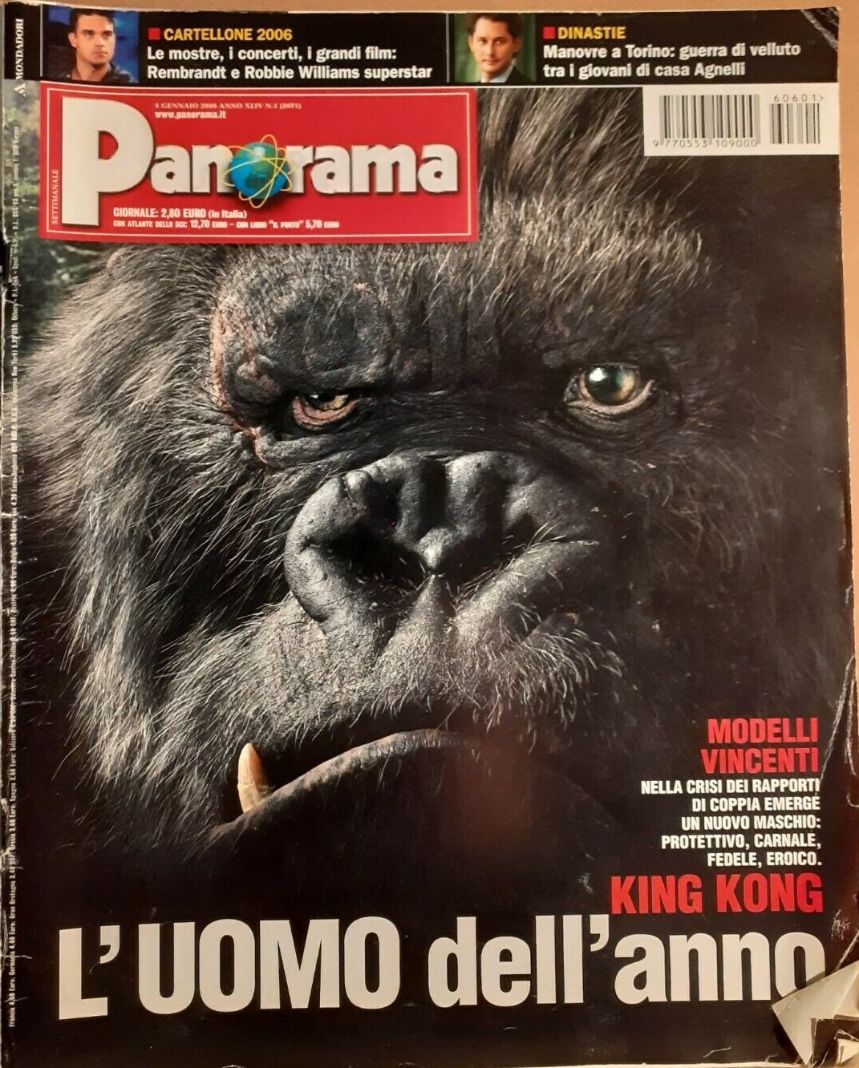 PANORAMA (ITALY) magazine side cover Issue 1 4 January 2006