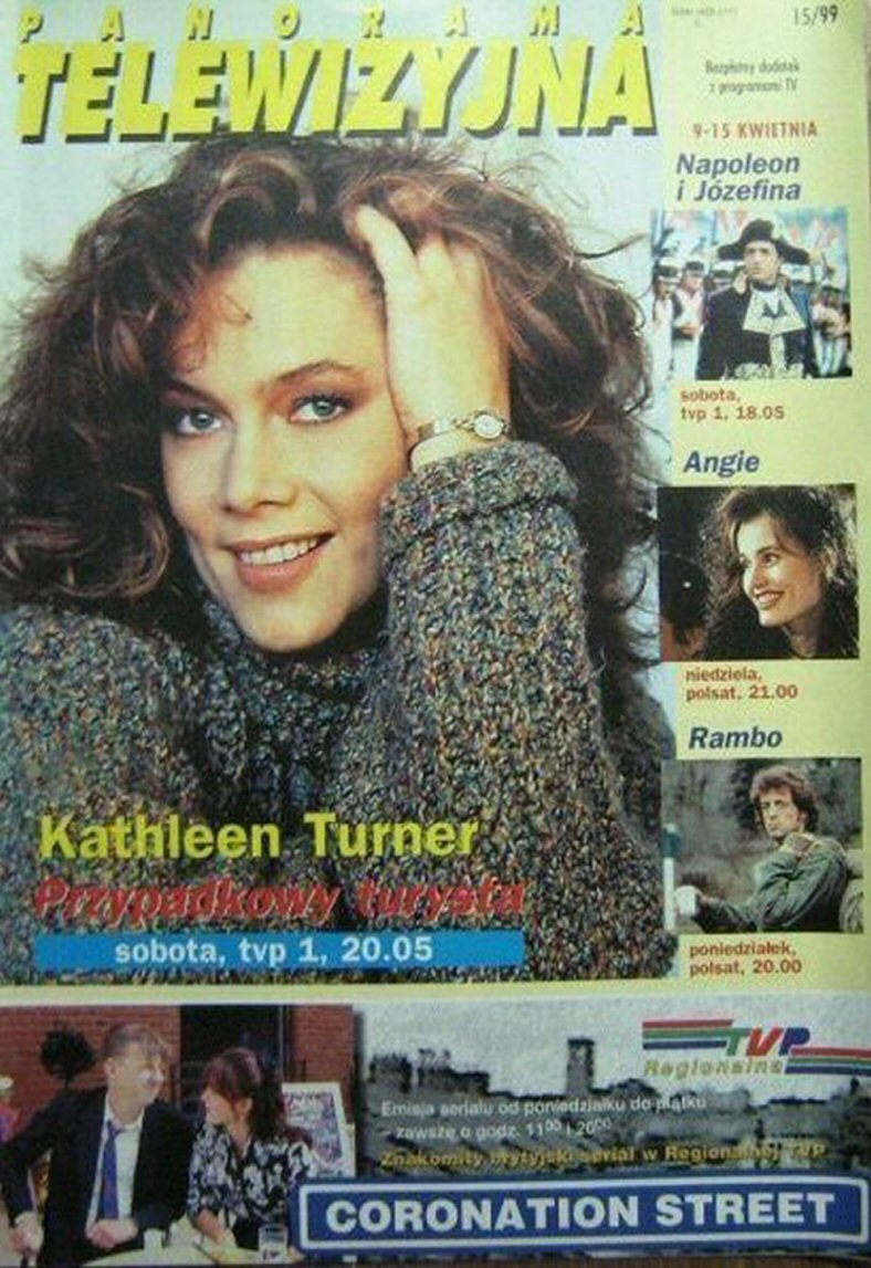 PANORAMA TELEWIZYJNA magazine side cover Issue 15 9 April 1999