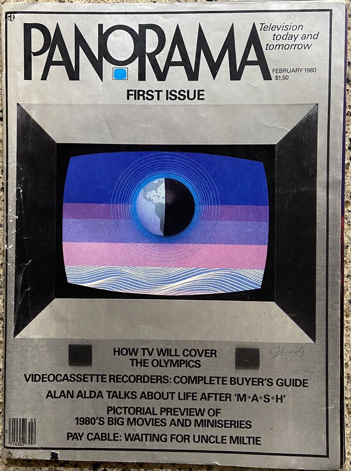 PANORAMA (USA 1980) magazine side cover Issue 1  February 1980