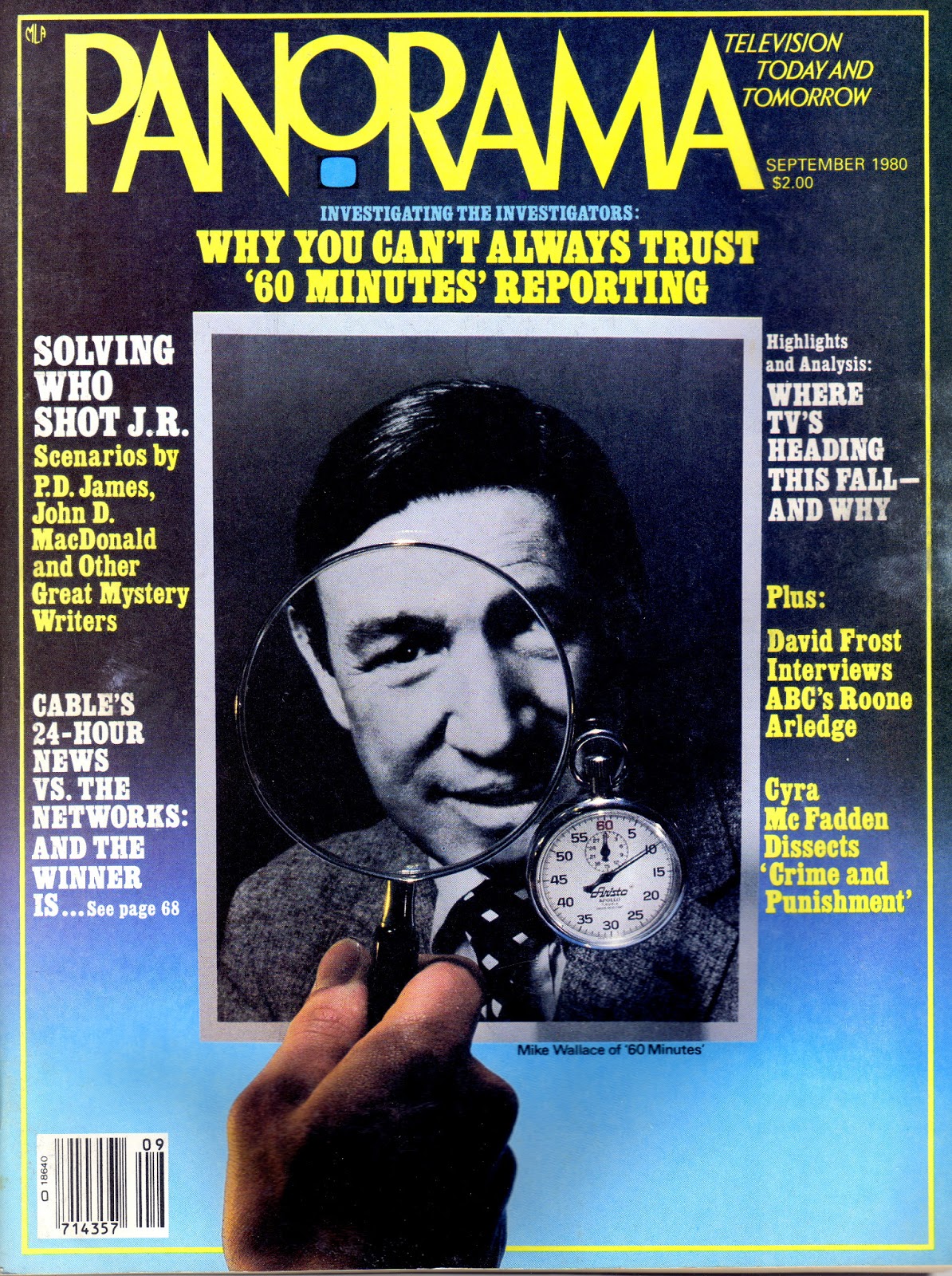 PANORAMA (USA 1980) magazine side cover  September 1980