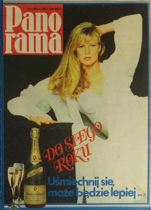 PANORAMA POLAND magazine side cover Issue 1 3 January 1993