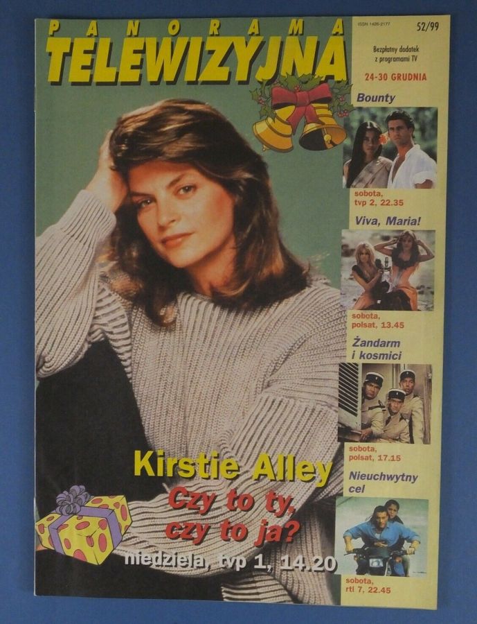 PANORAMA TELEWIZYJNA magazine side cover Issue 52 24 December 1999