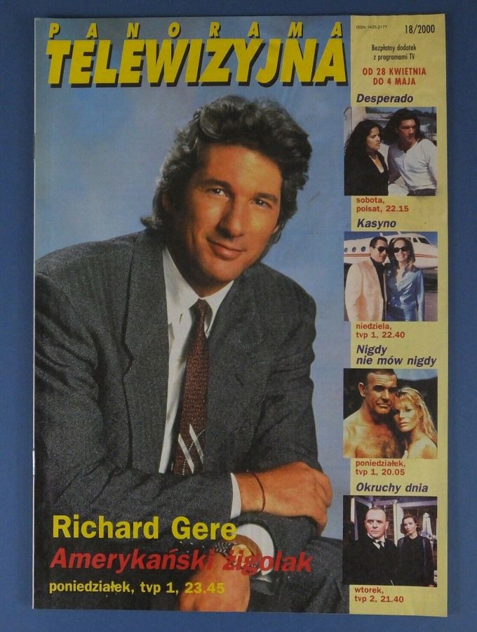 PANORAMA TELEWIZYJNA magazine side cover Issue 18 28 April 2000