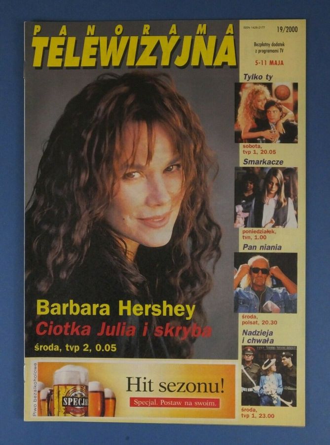 PANORAMA TELEWIZYJNA magazine side cover Issue 19 5 May 2000