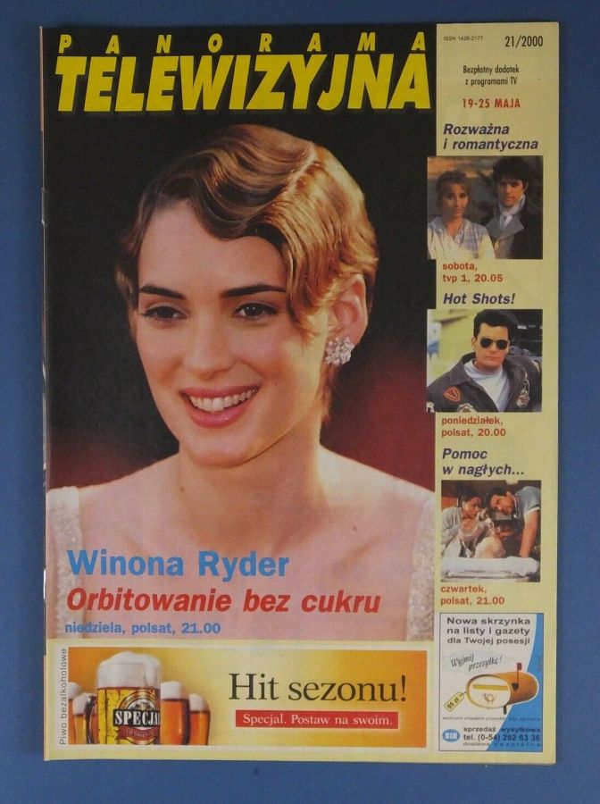 PANORAMA TELEWIZYJNA magazine side cover Issue 21 19 May 2000