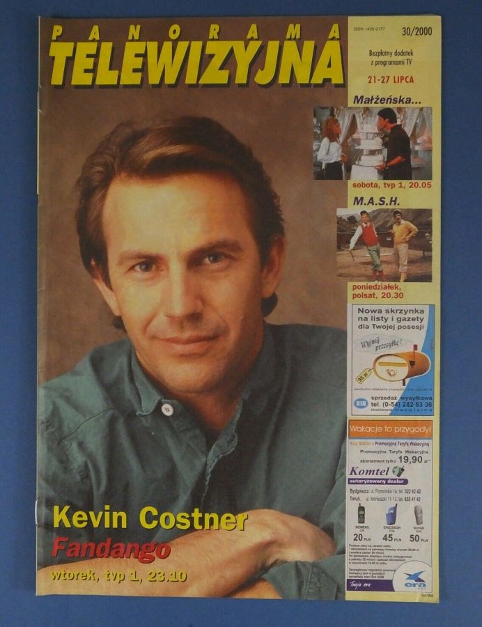 PANORAMA TELEWIZYJNA magazine side cover Issue 30 27 July 2000