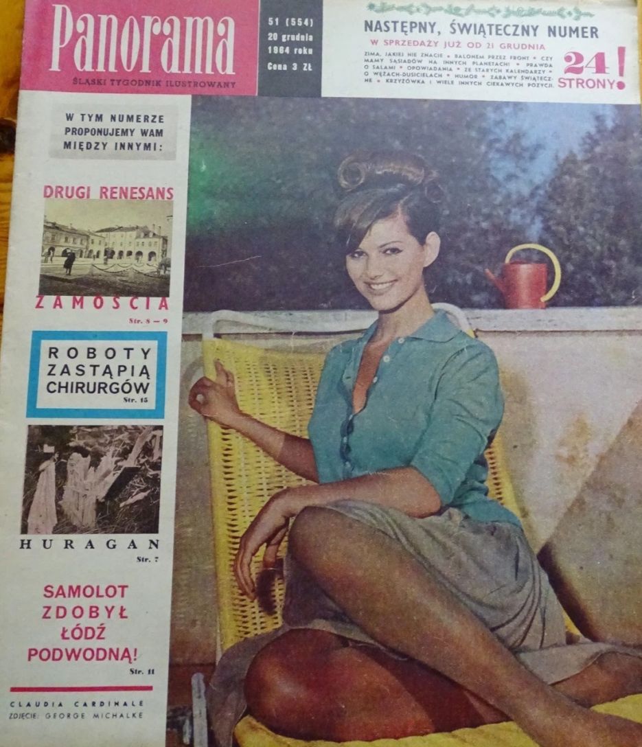 PANORAMA POLAND magazine side cover 20 December 1964