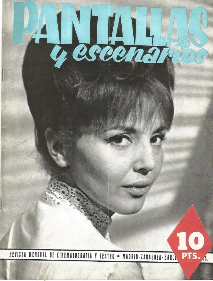 PANTALLAS Y ESCENARIOS magazine side cover Issue 30  November 1963