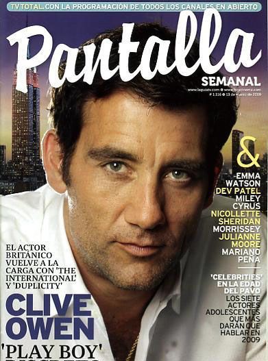 PANTALLA SEMANAL magazine side cover 17 April 2009