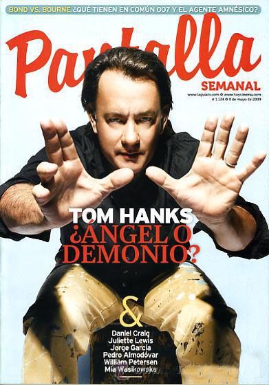 PANTALLA SEMANAL magazine side cover 8 May 2009