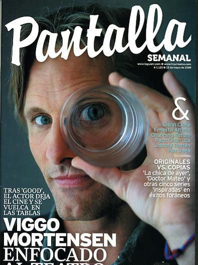 PANTALLA SEMANAL magazine side cover 15 May 2009