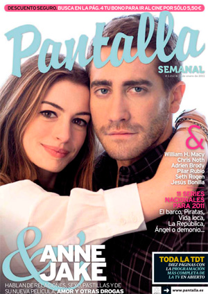 PANTALLA SEMANAL magazine side cover Issue 1212  2011