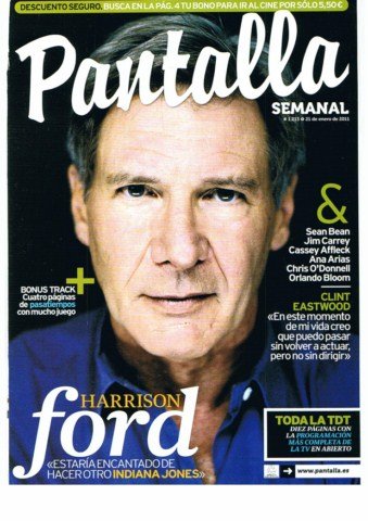 PANTALLA SEMANAL magazine side cover Issue 1213 21 January 2011