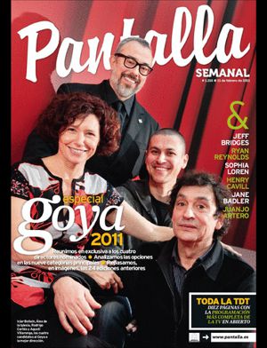 PANTALLA SEMANAL magazine side cover Issue 1216 11 February 2011