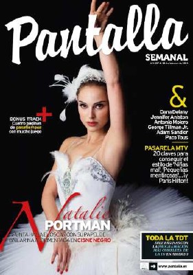 PANTALLA SEMANAL magazine side cover Issue 1217 18 February 2011