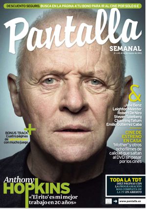 PANTALLA SEMANAL magazine side cover Issue 1221 18 March 2011