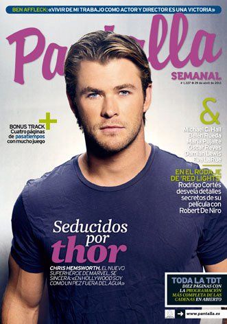 PANTALLA SEMANAL magazine side cover Issue 1227 29 April 2011