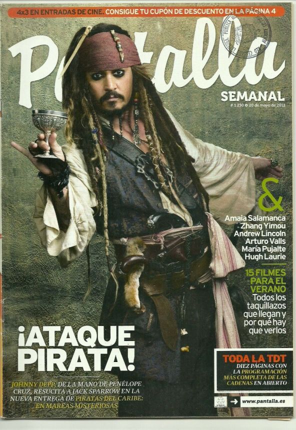 PANTALLA SEMANAL magazine side cover Issue 1230 20 May 2011