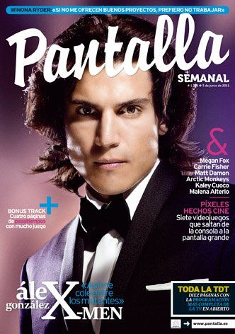 PANTALLA SEMANAL magazine side cover Issue 1232 3 June 2011