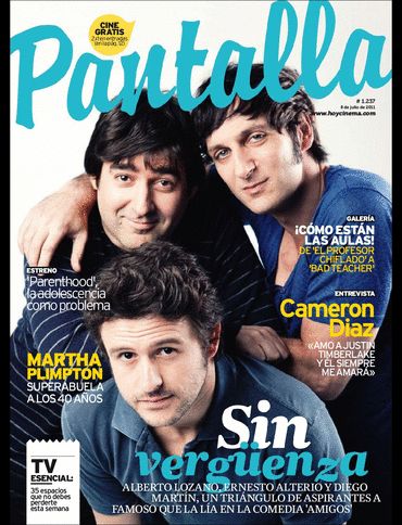PANTALLA SEMANAL magazine side cover Issue 1237 8 July 2011