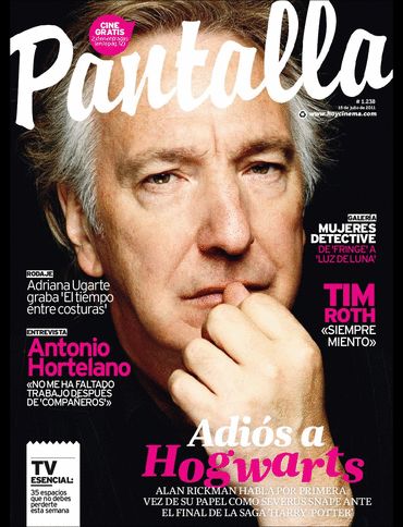 PANTALLA SEMANAL magazine side cover Issue 1238 15 July 2011
