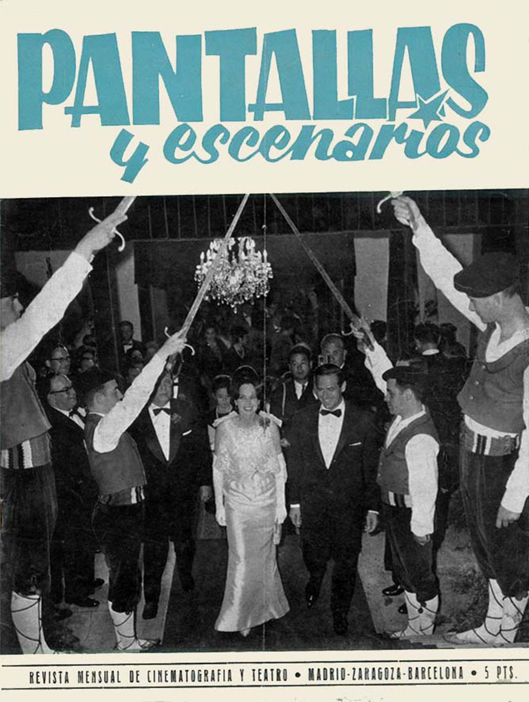 PANTALLAS Y ESCENARIOS magazine side cover Issue 26  July 1963