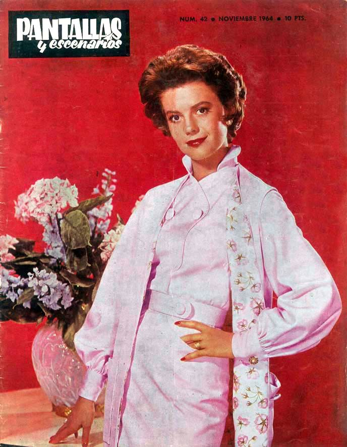 PANTALLAS Y ESCENARIOS magazine side cover Issue 42  November 1964