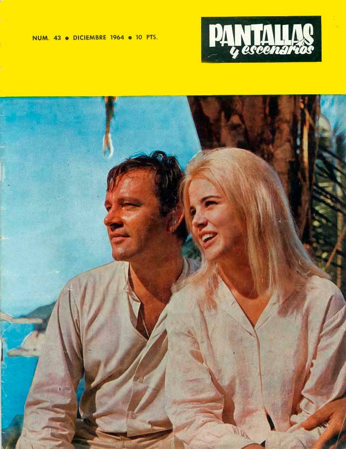 PANTALLAS Y ESCENARIOS magazine side cover Issue 43  November 1964