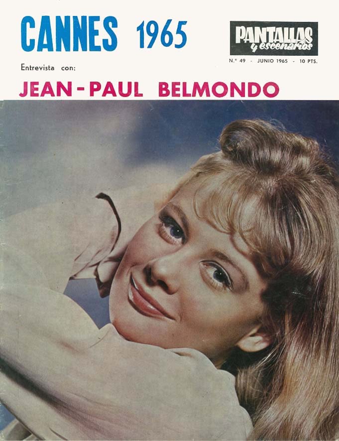 PANTALLAS Y ESCENARIOS magazine side cover Issue 49  June 1965