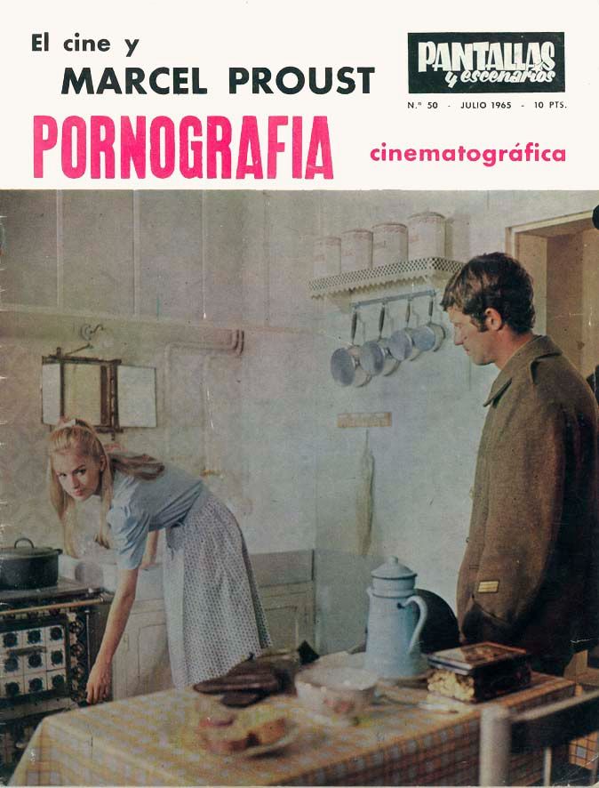 PANTALLAS Y ESCENARIOS magazine side cover Issue 50  July 1965